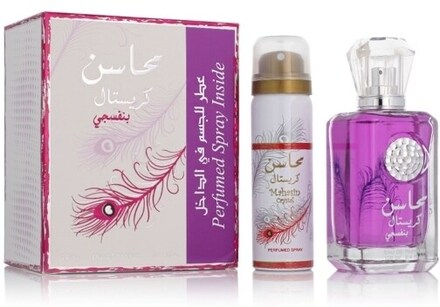 Lattafa Mahasin Crystal Violet EDP 100 ml + DEO VAPO 75 ml (kvinna)