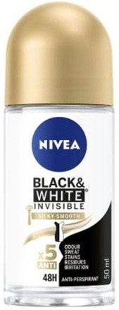 Nivea Roll-on Black & White Silky Smooth 50ml