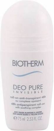 Roll-on deodorant Deo Pure Invisible Biotherm (75 ml)