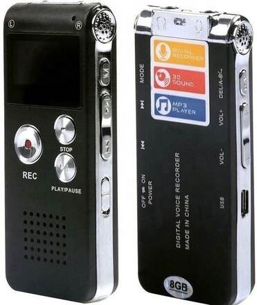 Bärbar 16GB Digital Diktafon USB Flash Drive MP3-spelare