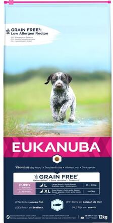 Eukanuba Euk Puppy & Junior Large Grainfree Ocean Fish 12KG