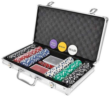 Pokerset med Väska - 300 Marker - Poker - Texas Strong Pokerset
