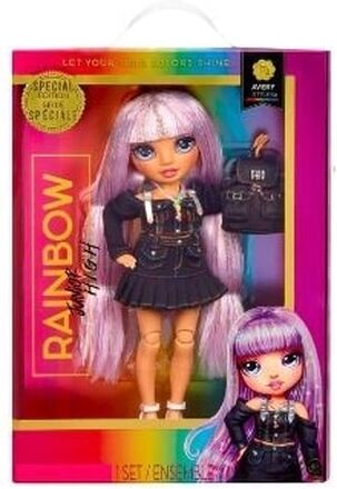 Rainbow High Junior High Special Edition Doll- Avery Styles (Rainbow), Modedocka, Honkoppling, 4 År, Flicka, 230 mm, Multifärg