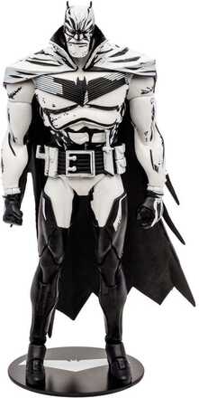 Mcfarlane Toys Batmanfigur: White Knight Gold Label Sketch Edition 18 Centimeter Dc Serier Svart