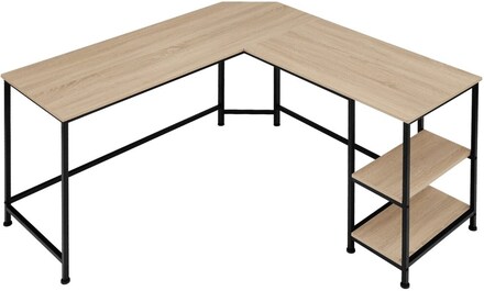 Skrivbord Hamilton - Industriellt lätt trä, ek Sonoma