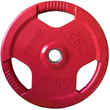 FitNord Viktskiva 25 kg, Tri Grip Olympic