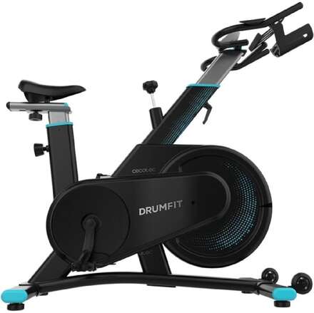Cecotec Indoor bike with magnetic resistance for a silent workout, Bluetooth connectivity, compact sporty design, ergonomic and adjustable saddle and