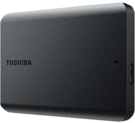 Toshiba Canvio Basics - Hårddisk - 4 TB - extern (bärbar) - 2,5" - USB 3.2 Gen 1 / USB 2.0 - matt svart
