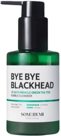 Some By Mi Bye Bye Blackhead 30 day miracle green Tea Tox Bubble Cleanser 120 g