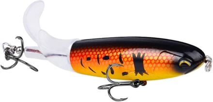 PROBEROS DW601 360 Degree Rotating Propeller Lures Topwater Tethered Tractor Floating Fake Fish Bait, Size: 11.5cm/16.5g(Color B)