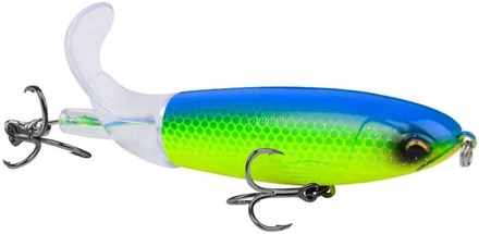 PROBEROS DW601 360 Degree Rotating Propeller Lures Topwater Tethered Tractor Floating Fake Fish Bait, Size: 14.5cm/32.5g(Color A)