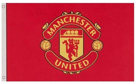 Manchester United FC Flagga med kärnkorset