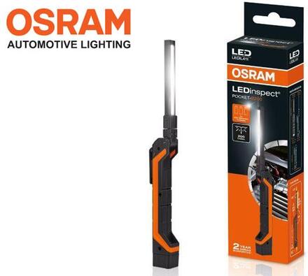 OSRAM Led inspektionslampa pocket-B200 inkl. 3st AAA batterier