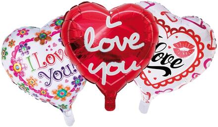 Hjärtballonger för en Kärleksfull Alla hjärtans dag - Folieballonger Hjärtformade Sätt stämningen med Romantiska Ballonger