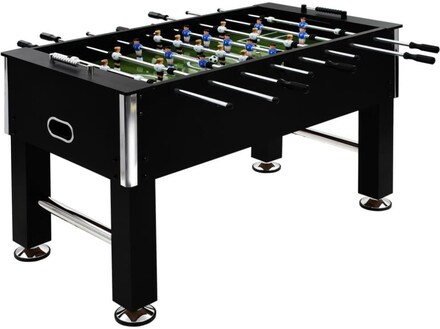 vidaXL Fotbollsbord stål 60 kg 140x74,5x87,5 cm svart