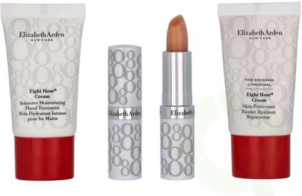 Elizabeth Arden E.Arden Eight Hour Set 33.7 ml Skin Protectant 15ml/Hand Treatment 15ml/Lip Protectant Stick 3,7gr