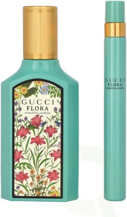 Gucci Flora Gorgeous Jasmine Giftset 60 ml Edp Spray 50ml/Edp Miniature 10ml