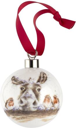 Wrendale Design The Christmas Donkey (donkey & robin) 6.6cm