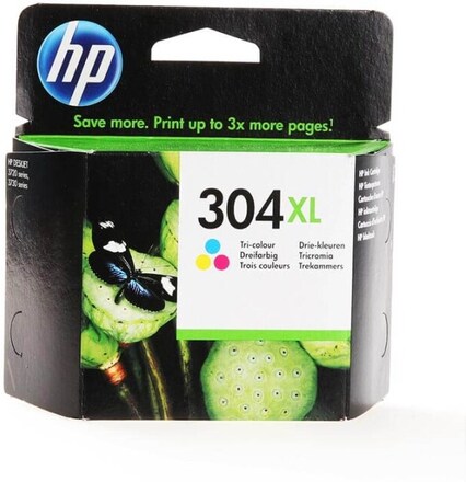 HP 304XL trefärgs original bläckpatron