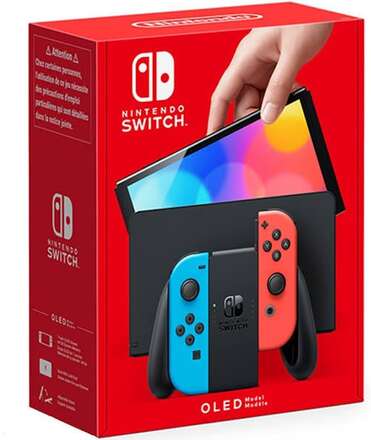 Nintendo Switch OLED - Röd/Blå