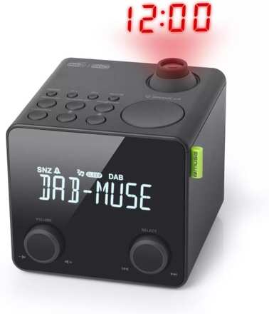 MUSE DAB+ Clockradio with projection