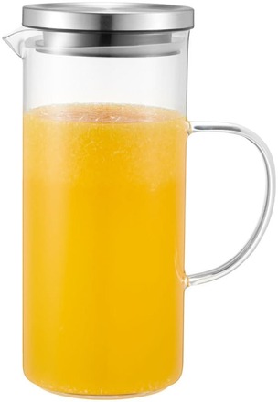 Kay Tillbringare glas lock rostfritt stål 1,3 liter höjd 22 cm