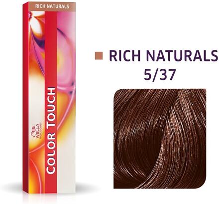 Wella Professional Color Touch Rich Naturals 5/37 Ljusbrun Guldbrun