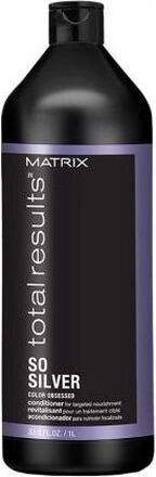 MATRIX Total Results So Silver Color Obsessed Conditioner mot brott och glanslöshet i blont hår 1000 ml