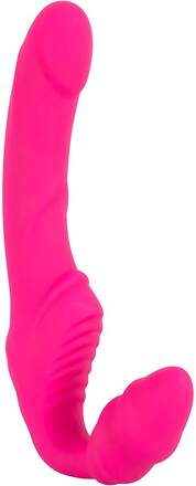 You2Toys: Vibrating Strapless Strap-On, Double Teaser, rosa
