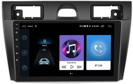 Android 2din Bilradio för Ford Fiesta 2006-2011 - GPS Navigation, 4G Trådlös Carplay, DSP