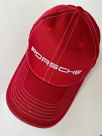 PORSCHE RÖD CLASSIC RACING PROMO CAP KEPS