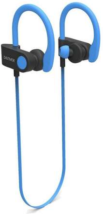 Trådlösa Bluetooth-hörlurar Denver Electronics BTE-110BLUE med 50 mAh batteri - Hörlurar för sport och träning.
