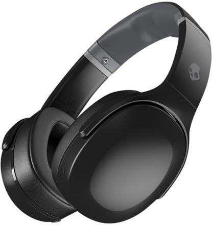Skullcandy Crusher Evo - Hörlurar med mikrofon - fullstorlek - Bluetooth - trådlös - äkta svart