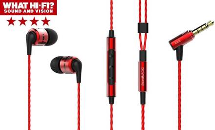 SoundMAGIC E80C In-Ear hörlur med mick Red