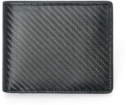 RFID carbon plånbok i äkta läder