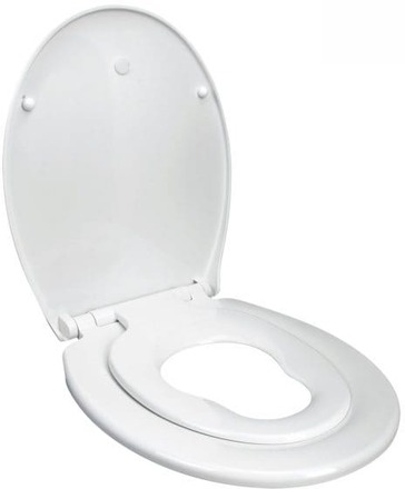 Universal Toalettsits Med Mjukstängande Sits Arrow DuoSeat