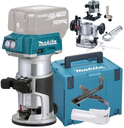 Makita DRT50ZJX5 Sladdlös fräs 6- 8mm, 10.000 - 30.000 r/min