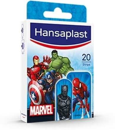 Hansaplast MARVEL, 1,9 x 5,5 cm, 20 styck, Rektangulär, Multifärg