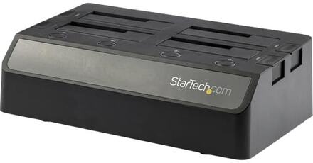 StarTech.com SATA/HDD dockningsstation med 4 fack - För 2.5"/3.5" SSD/HDD - USB 3.1 (10 Gbps)