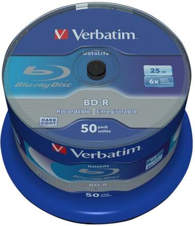Verbatim DataLife - 50 x BD-R - 25 GB 6x - spindel