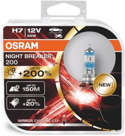 Osram Night Breaker 200 - H7 Billampor