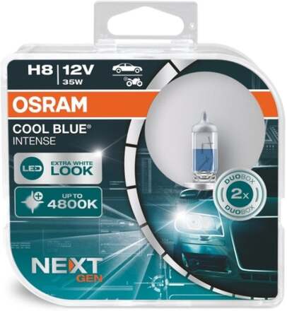 OSRAM 64212CBN-HCB halogen lyskilde COOL BLUE® INTENSE H8 35 W 12 V