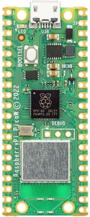 Raspberry Pi Pico W - Development board - Raspberry Pi RP2040 / 133 MHz - RAM 264 KB - Blixt 2 MB - 802.11n