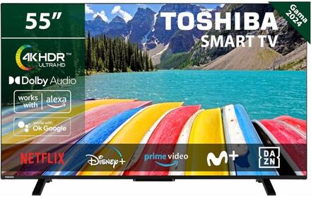 Smart TV Toshiba 55UV2363DG 4K Ultra HD 55″ LED - Högupplöst 55-tums LED Smart TV med 4K Ultra HD från Toshiba.