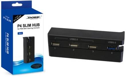 USB-hubb för PS4 Slim. ADOBE. Expandera till 4 USB-portar.