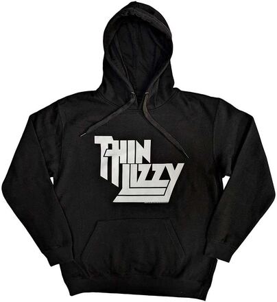 Thin Lizzy Unisex huvtröja med staplad logotyp för vuxna