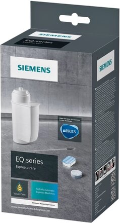 Siemens TZ80004A - Rengöringssats - till kaffemaskin - för EQ.6 plus s800; EQ.9 plus connect s500; EQ.9 plus connect s700; EQ.9 plus s500