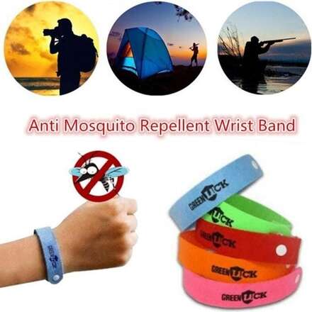 10PCS Version - Frankrike - Dropshipping Myggdödare Anti-mögelavvisande armband Armband Insektslås Camping Plus