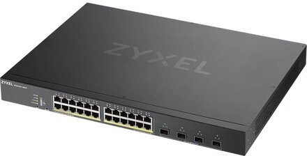 Zyxel XGS1930-28 hanterad L3 Gigabit Ethernet (10/100/1000) Svart