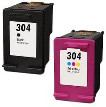 HP 304 XL Combo Pack bläckpatroner kompatibel (36 ml)